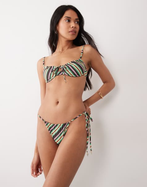 Wild Lovers – Sahara – Flerfärgad, randig bikini - view 1