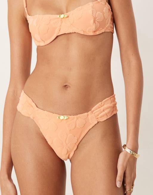 Wild Lovers - Slip bikini color corallo