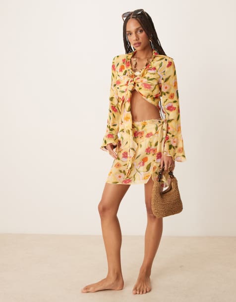 Wild Lovers Studio 54 beach set in floral - view 1