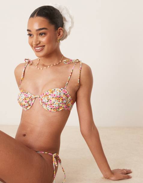 Wild Lovers - Tropicana - Top bikini multicolore con ferretto - view 1