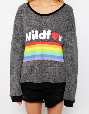 wildfox rainbow sweatshirt