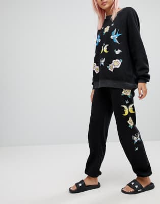 wildfox star sweatpants