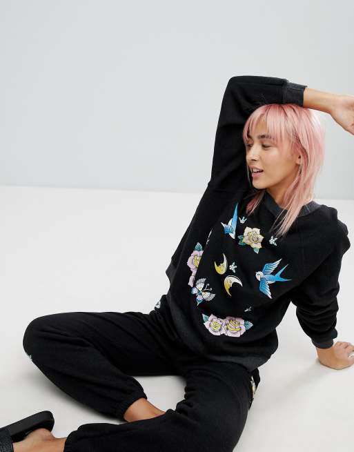 Wildfox rose hot sale sweatshirt