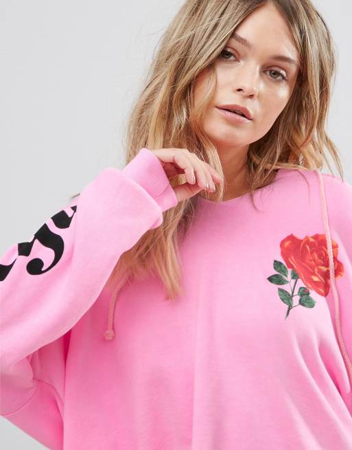 Wildfox hotsell rose sweatshirt