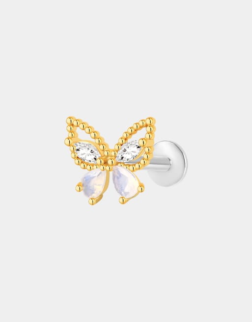 Titanium store butterfly earrings