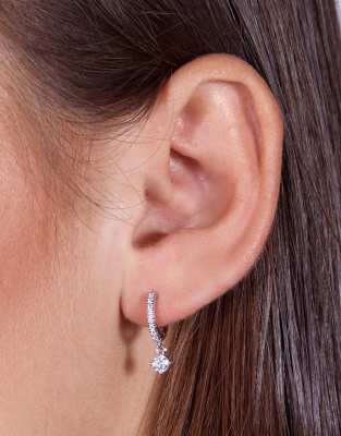 Zircon Dangling Hoop
