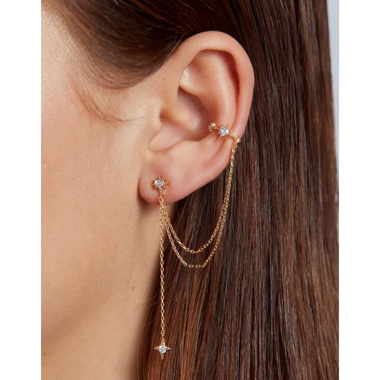 2 Pair Clip Sul Polsino Dell'orecchio Polsini Auricolari Non - Foto 7