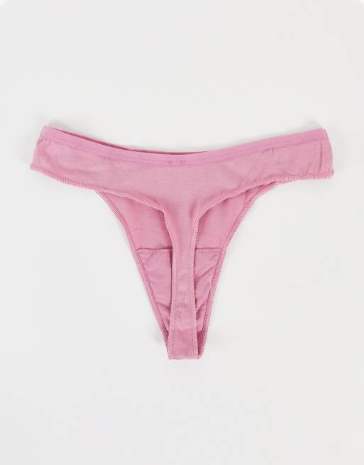 Women'secret – Baumwolltangas mit Schriftzug im 7er-Pack in mehreren Farben, 2 von 4