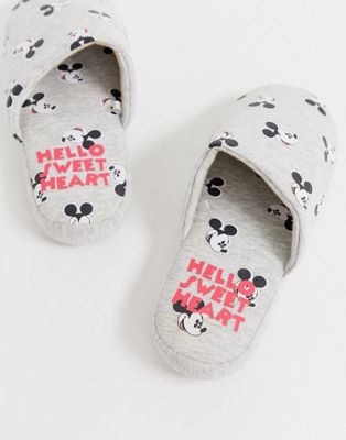 womens mickey mouse slippers
