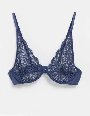 navy bralet