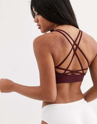 strappy back bralette