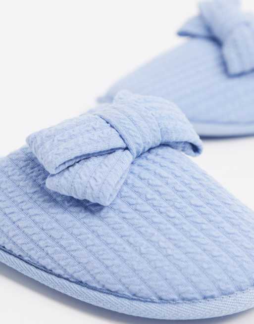 Baby hot sale blue slippers