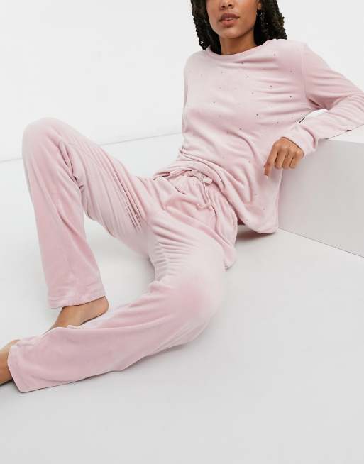 Womens velour lounge discount suit