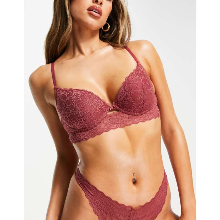 Women'secret Damen BH – Dreieckiger Still-BH Aus Nachhaltiger Mikrofaser, Mit Spitze – Bequem & Elegant