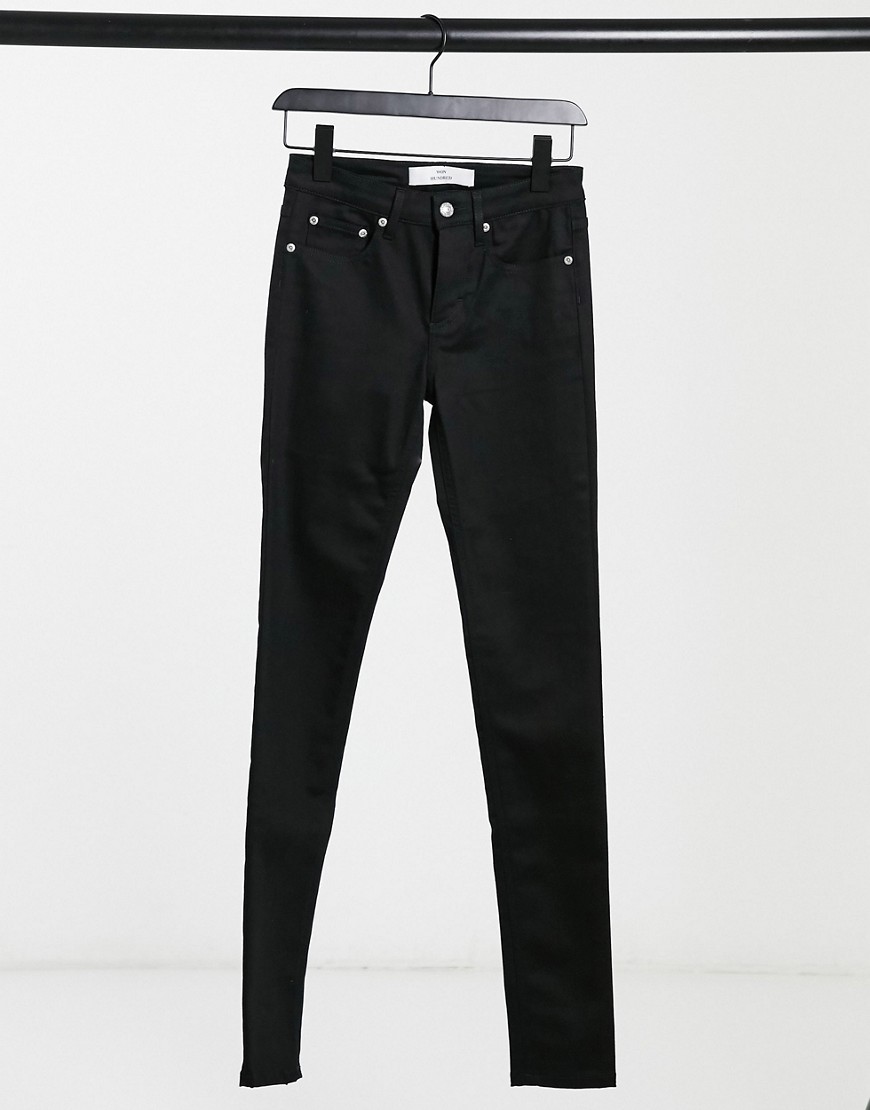 Won Hundred - Patti - Skinny jeans met hoge taille in zwart
