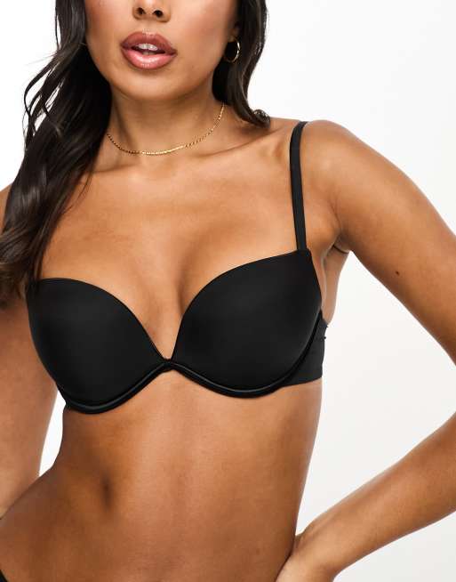 Wonderbra Full Effect Push Up Bra, Black - McElhinneys