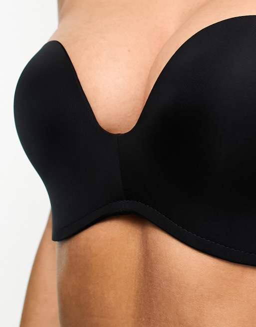 Wonderbra – Ultimate – Czarny biustonosz bez ramiączek, 3 z 4