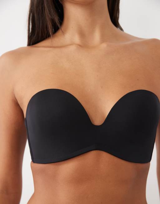Wonderbra – Ultimate – Czarny biustonosz bez ramiączek, 2 z 4