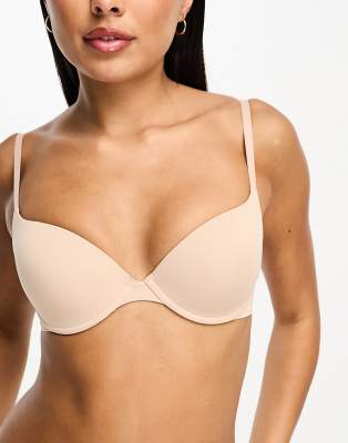 Wonderbra - Ultimate - T-Shirt-BH in Beige-Neutral