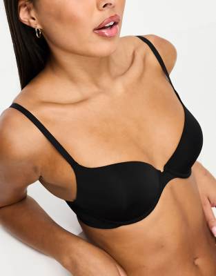 Wonderbra - Ultimate - T-Shirt-BH in Schwarz