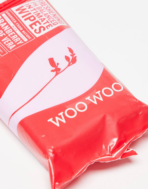 WooWoo - Refresh It! - Intieme doekjes met cranberry en aloë vera (set van 20), 2 van 4
