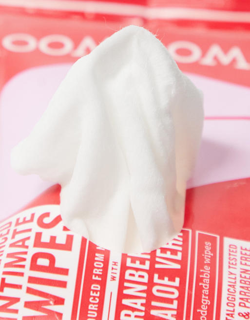 WooWoo – Refresh It! Preiselbeere & Aloe Vera – Pflegetücher für den Intimbereich (20er-Pack), 3 von 4