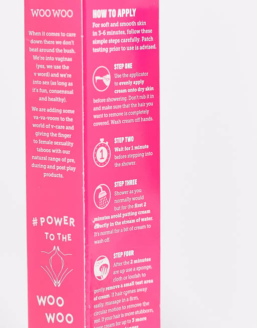 WooWoo Tame It Womens Hair Removal Cream 50ml, 2 of 4
