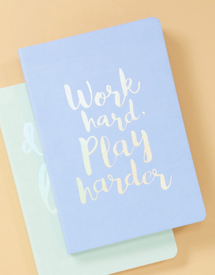 Work Hard Play Hard Flex Journal-Multi