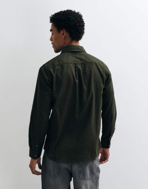 Wranger chemise à poches vert foncé, 4 de 5