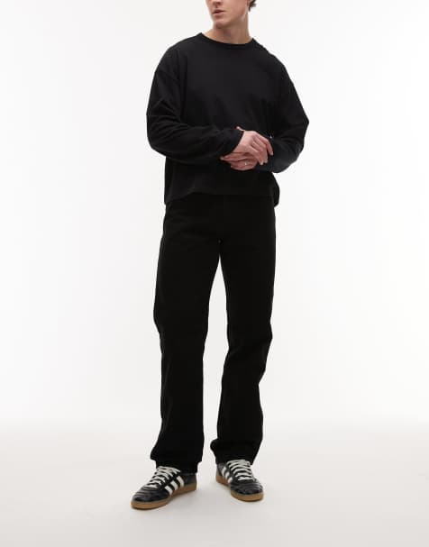 Wrangler - 13MWZ Cowboy - Sorte jeans med lige ben - view 1