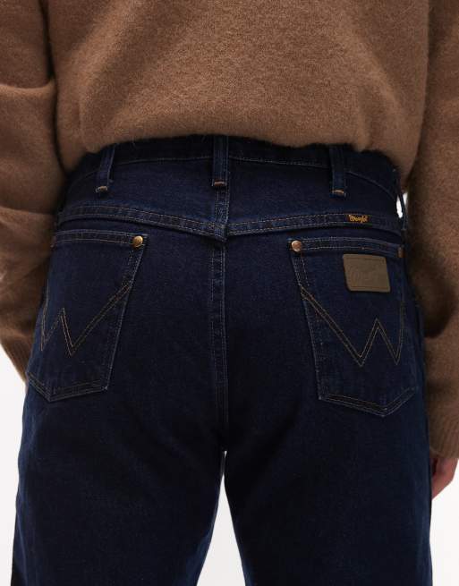 Wrangler - 13MWZ - Jean droit style cowboy - Bleu marine, 4 de 5