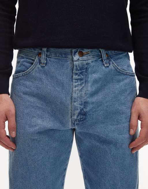 Wrangler - 13MWZ - Jean droit style cowboy - Délavage moyen, 4 de 5