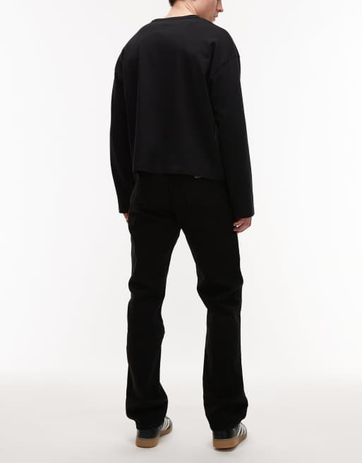 Wrangler - 13MWZ - Jean droit style cowboy - Noir, 2 de 5