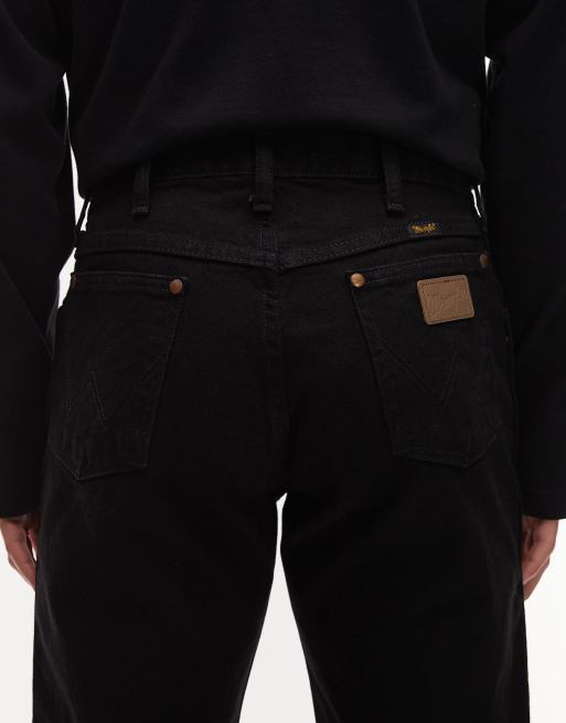 Wrangler - 13MWZ - Jean droit style cowboy - Noir, 4 de 5