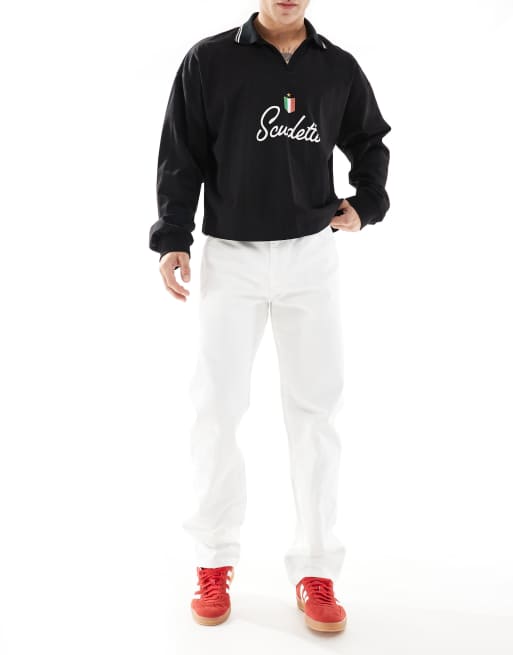 Wrangler - 13MWZ - Jeans dritti bianchi taglio cowboy originale