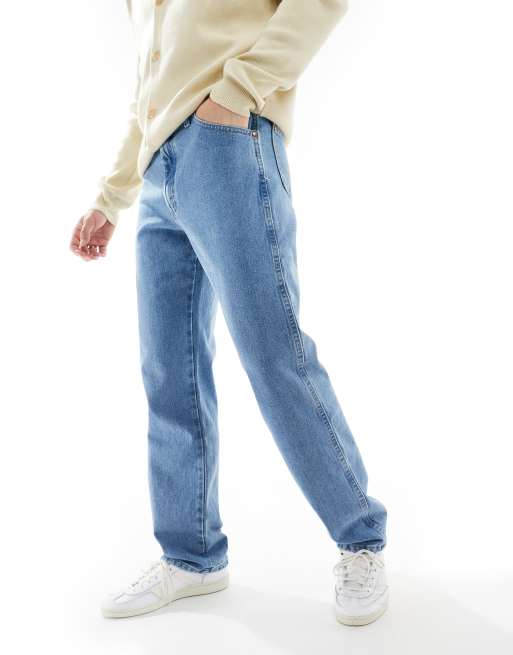 Wrangler - 13MWZ Original Cowboy - Jean droit à délavage clair, 3 de 5
