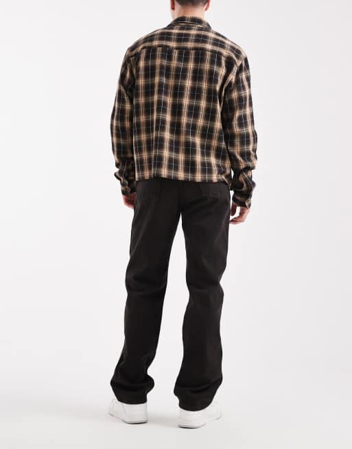 Wrangler - 13MWZ Original - Cowboy jeans met rechte pasvorm in donkerbruin, 2 van 5