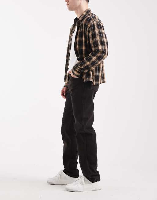 Wrangler - 13MWZ Original - Cowboy jeans met rechte pasvorm in donkerbruin, 3 van 5