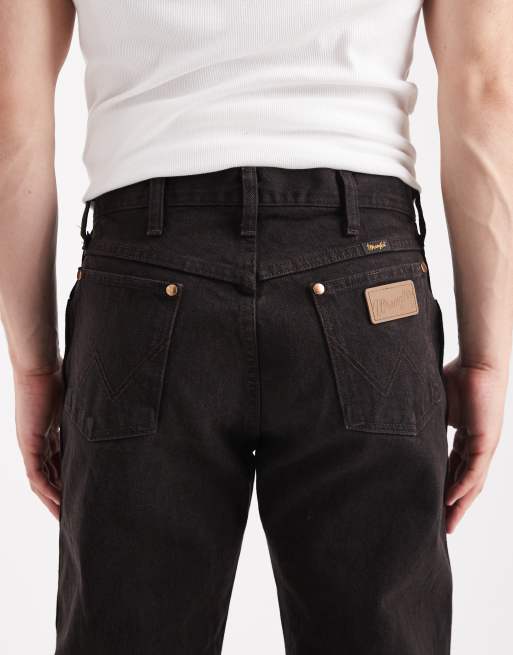 Wrangler - 13MWZ Original - Cowboy jeans met rechte pasvorm in donkerbruin, 4 van 5