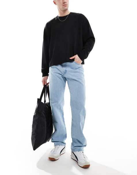 Wrangler – 13MWZ Original – Cowboy-Jeans mit geradem Schnitt in Bleich-Waschung - view 1