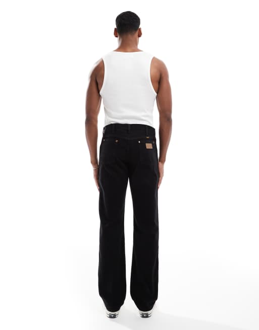 Wrangler 13MWZ original cowboy straight fit jeans in black