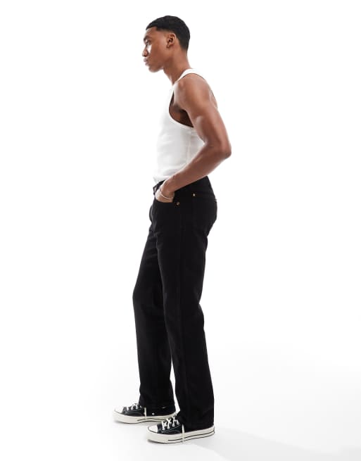 Wrangler 13MWZ original cowboy straight fit jeans in black
