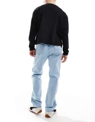 Wrangler 13mwz Original Cowboy Straight Fit Jeans In Blue