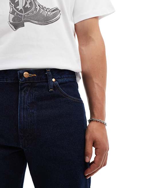 Wrangler 13MWZ original cowboy straight fit jeans in dark Wrangler 13MWZ original cowboy straight fit jeans in dark