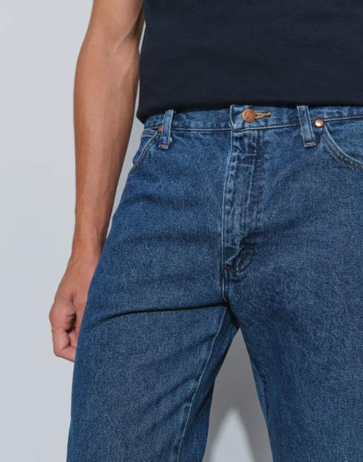 Wrangler 13MWZ originele cowboy straight-fit jeans met donkere wassing, 3 van 5