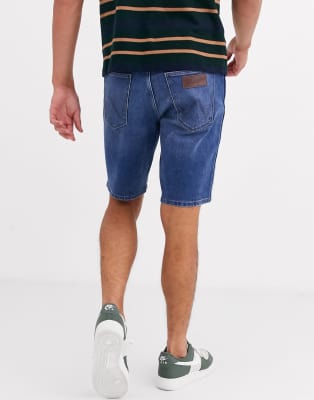 wrangler 5 pocket denim shorts