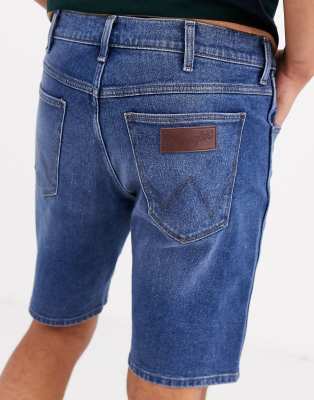 wrangler 5 pocket denim shorts