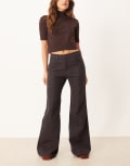 [Wrangler] Wrangler 70s flare jeans in mahogany-Brown W28 L32 Mahogany