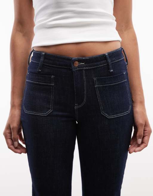 Wrangler a zampa in denim indaco, 5 di 5