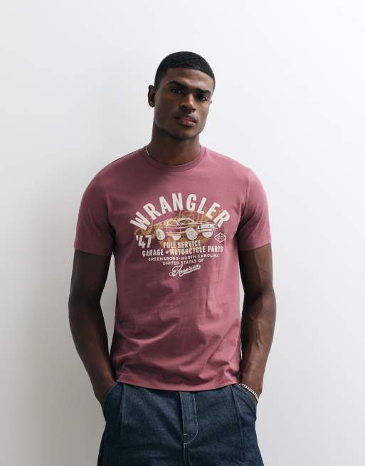 Wrangler - Americana - Rosa T-shirt, 2 af 5